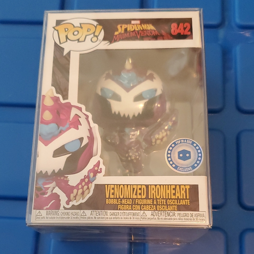 Marvel Spiderman Maximum Venom Venomized Ironheart #842 Funko Pop Exclusive